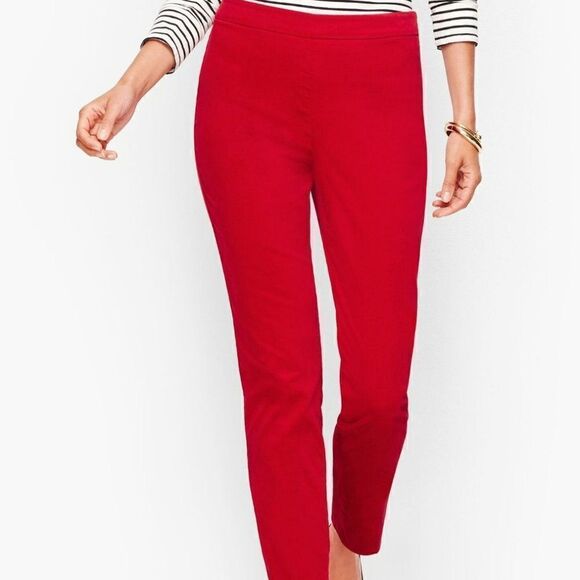 Talbots Pants - Talbots Chatham Velveteen Pant Red Women's Sz 2